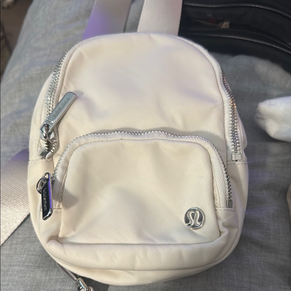 Lululemon white sling bag